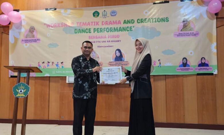 Dosen ISBI Aceh berbagi “Tips Mudah Membuat Gerak dan Karya Tari” untuk Mahasiswa UIN Araniry Banda Aceh