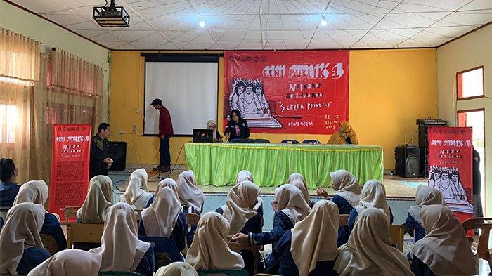 ISBI Aceh Gelar Workshop Seni Rupa Murni di Tiga Sekolah di  Bener Meriah